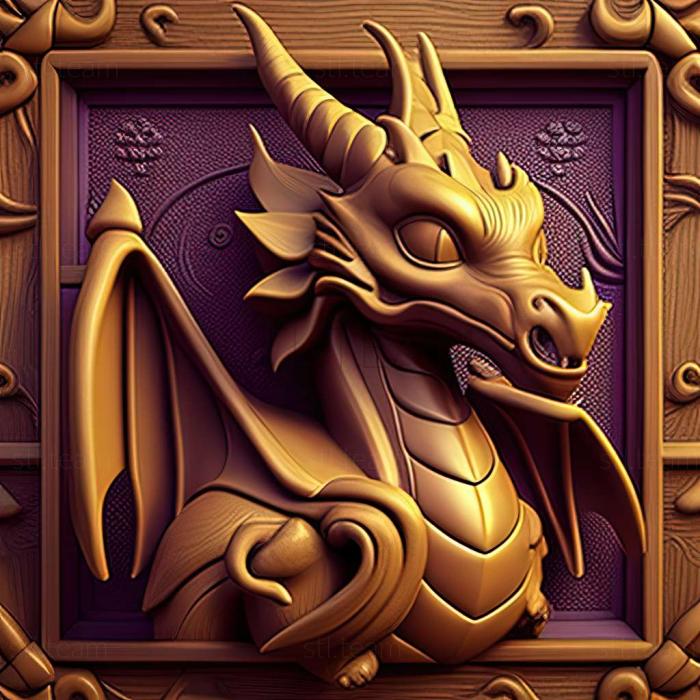 3D model Spyro 3 Year of the Dragon game (STL)